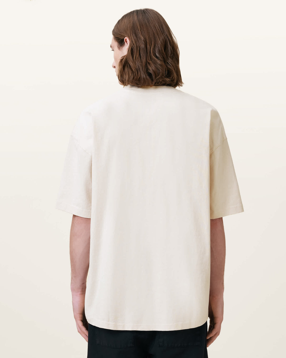 Biggy Oversized Logo Print T-Shirt BAILEY TAUPE