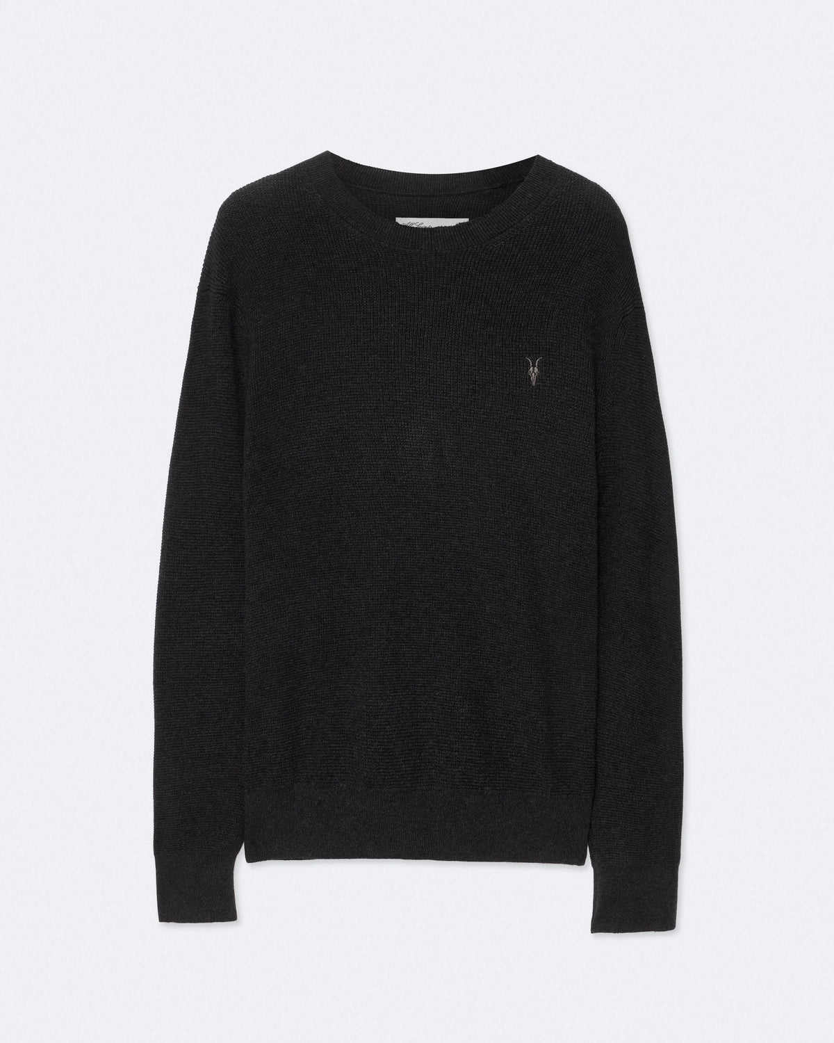 Aspen Waffle-Knit Wool-Blend Jumper Cinder Black