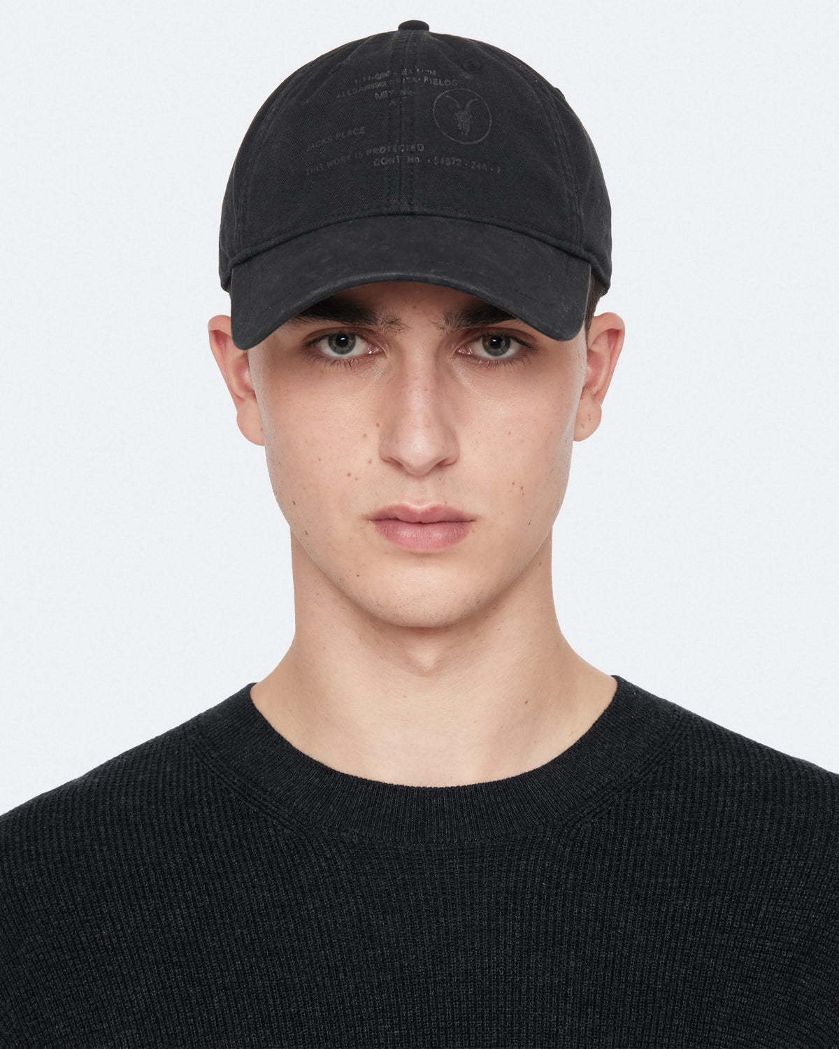 Aspen Waffle-Knit Wool-Blend Jumper Cinder Black