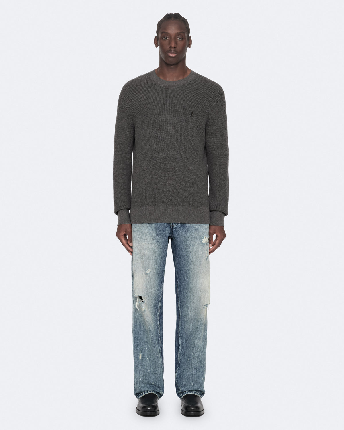 Aspen Waffle-Knit Wool-Blend Jumper