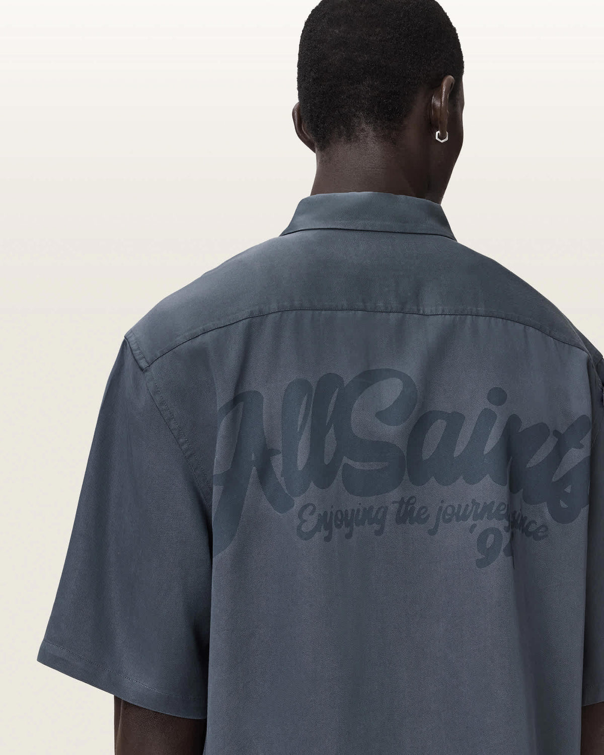 Circe Oversized Short Sleeve Shirt MOONSTONE BLUE
