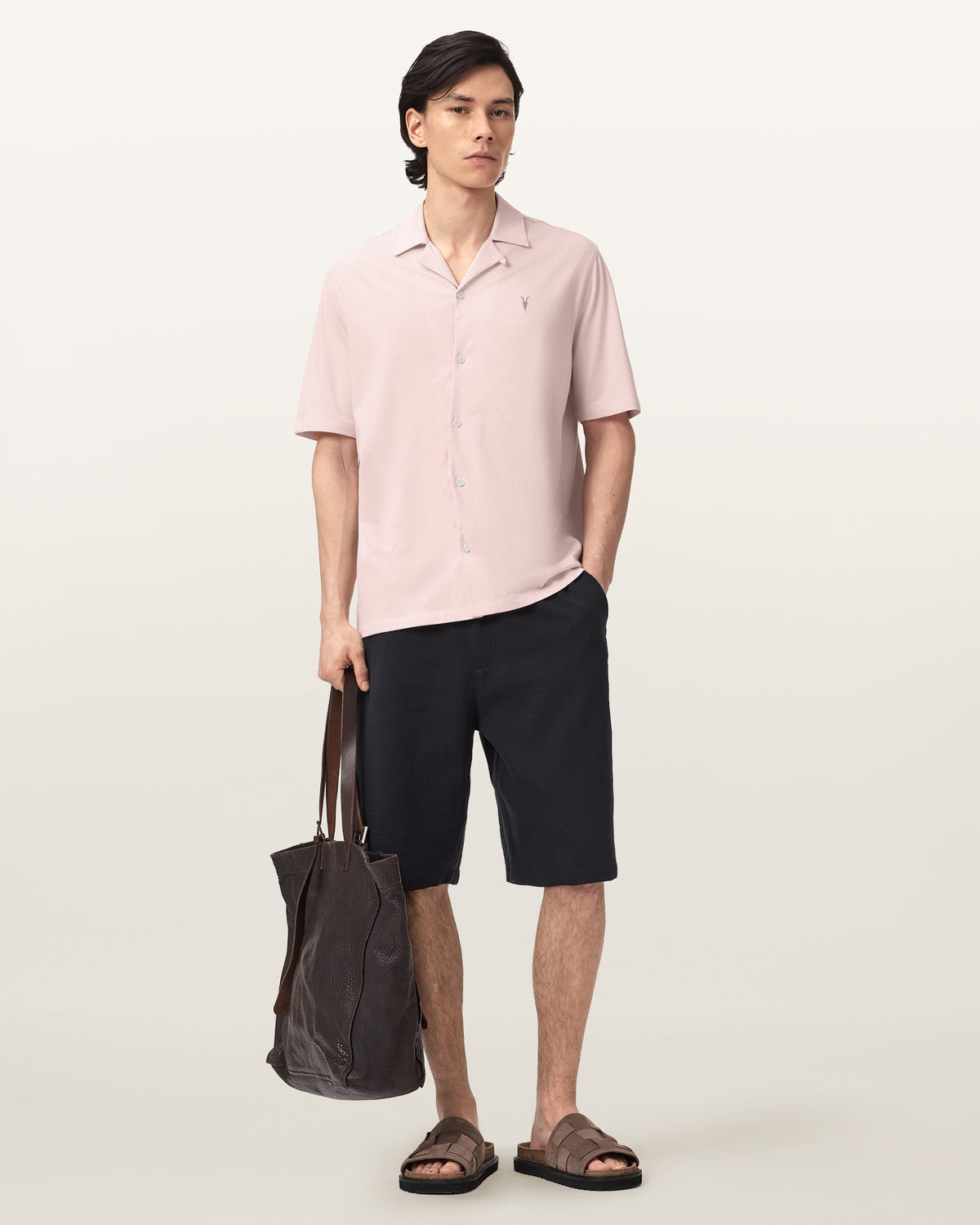 Hudson Relaxed Fit Short Sleeve Ramskull Shirt