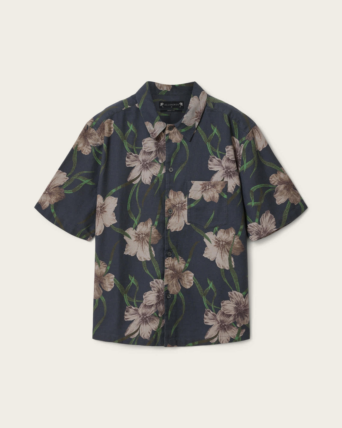 Climber Short Sleeve Boxy Shirt Jet Black