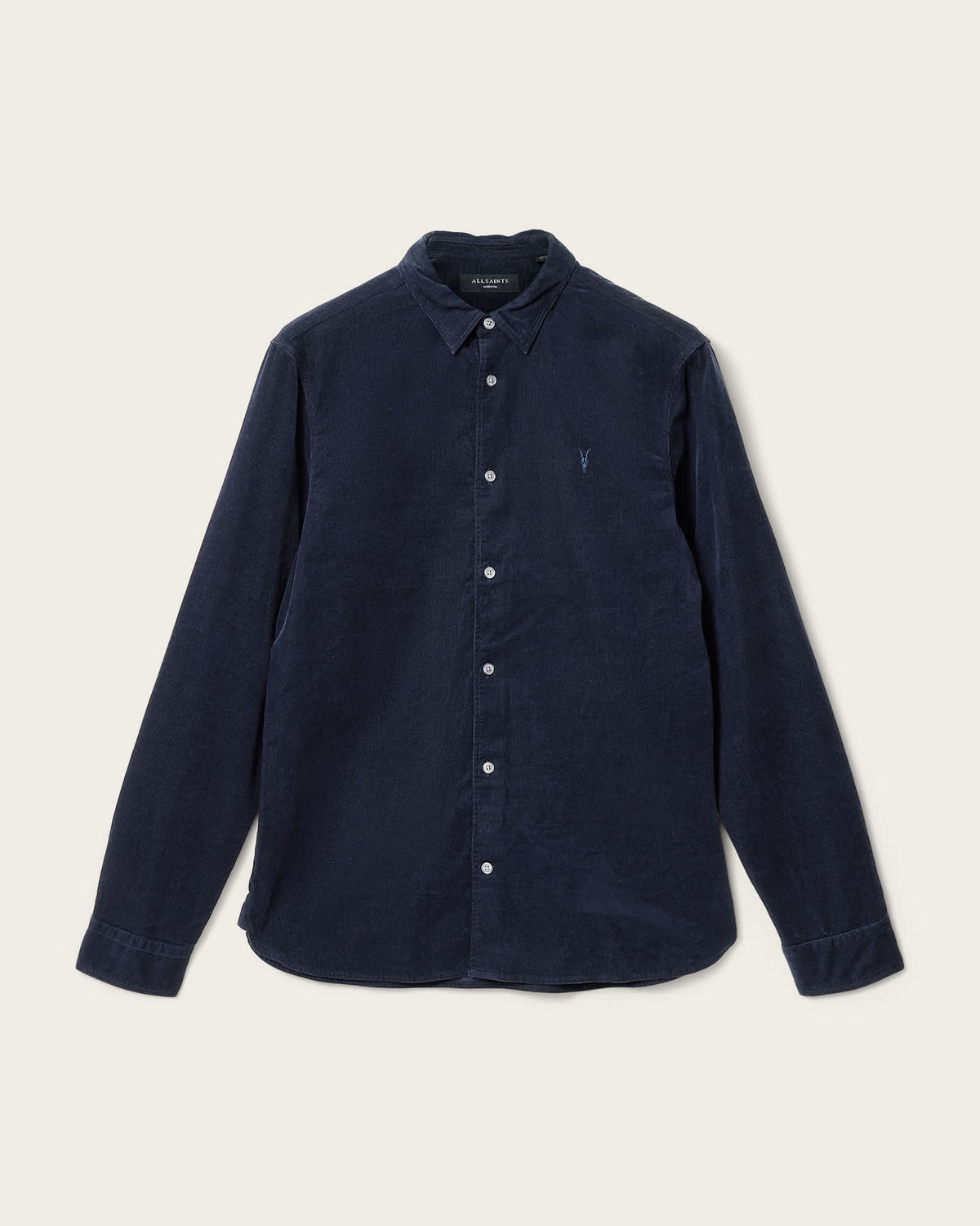 Birchwood Ramskull Long Sleeve Corduroy Shirt SAPPHIRE BLUE