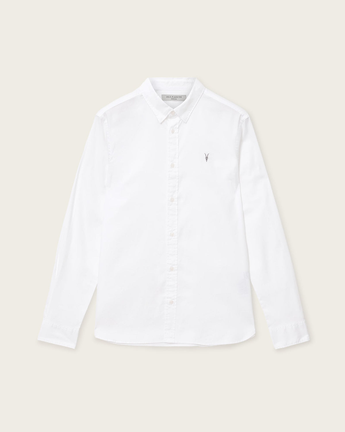 Hawthorne Slim-Fit Ramskull Shirt White