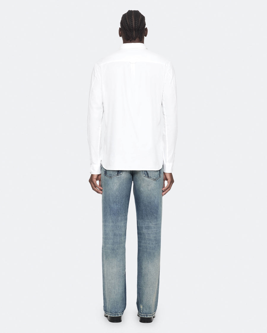 Hawthorne Slim-Fit Ramskull Shirt White