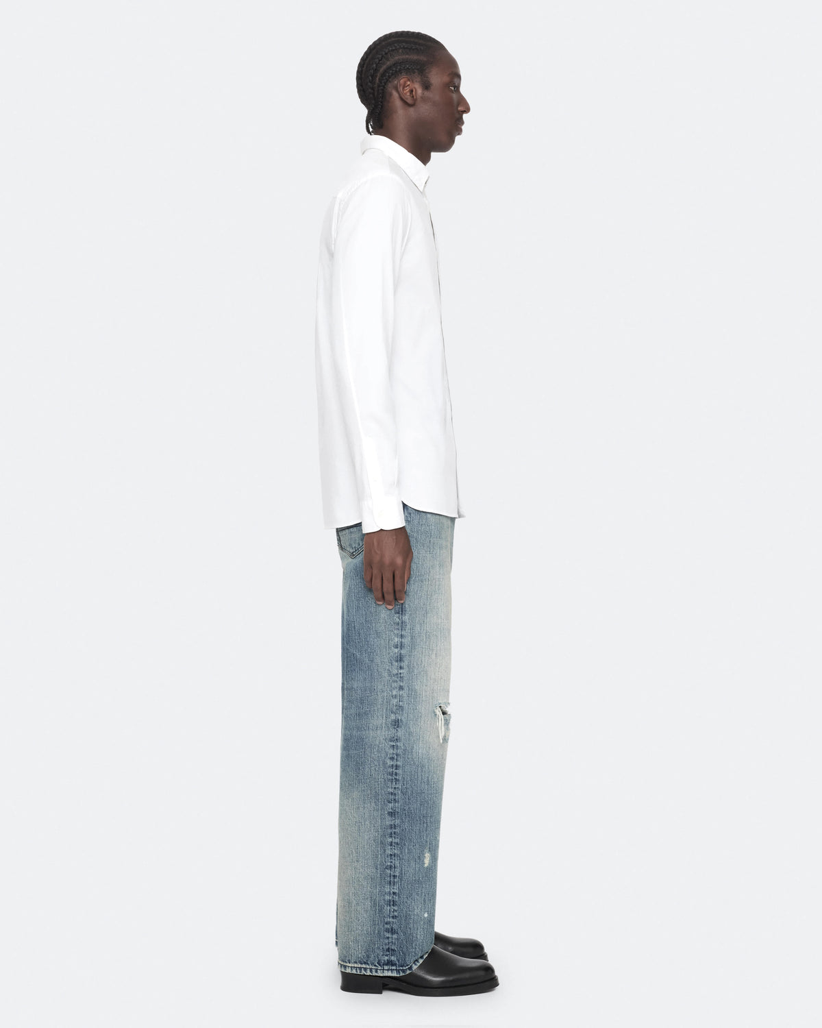 Hawthorne Slim-Fit Ramskull Shirt White