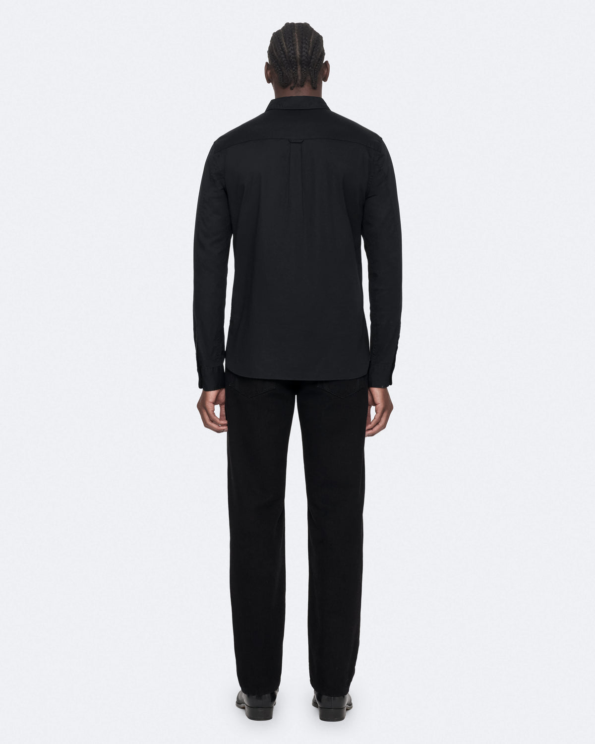 Hawthorne Slim-Fit Ramskull Shirt Black