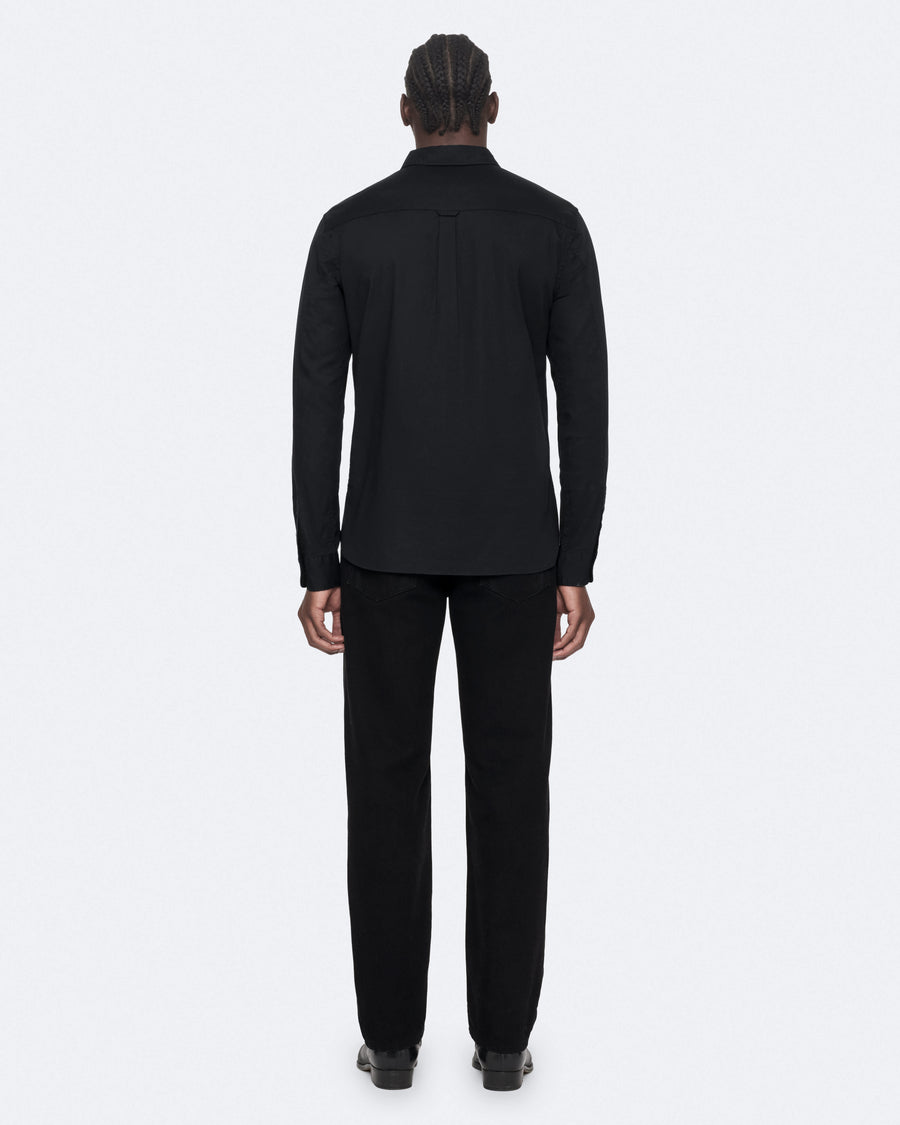 Hawthorne Slim-Fit Ramskull Shirt Black