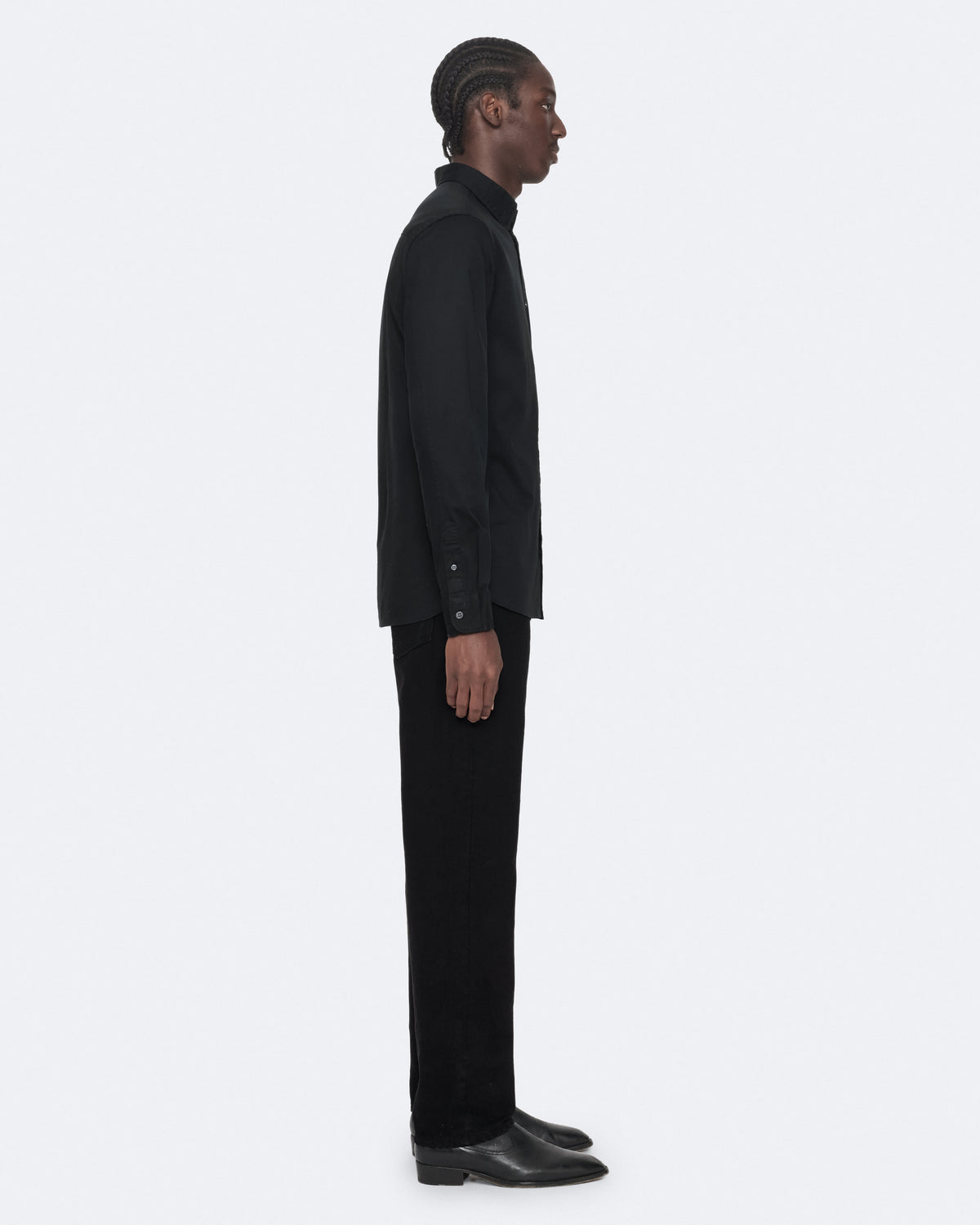 Hawthorne Slim-Fit Ramskull Shirt Black