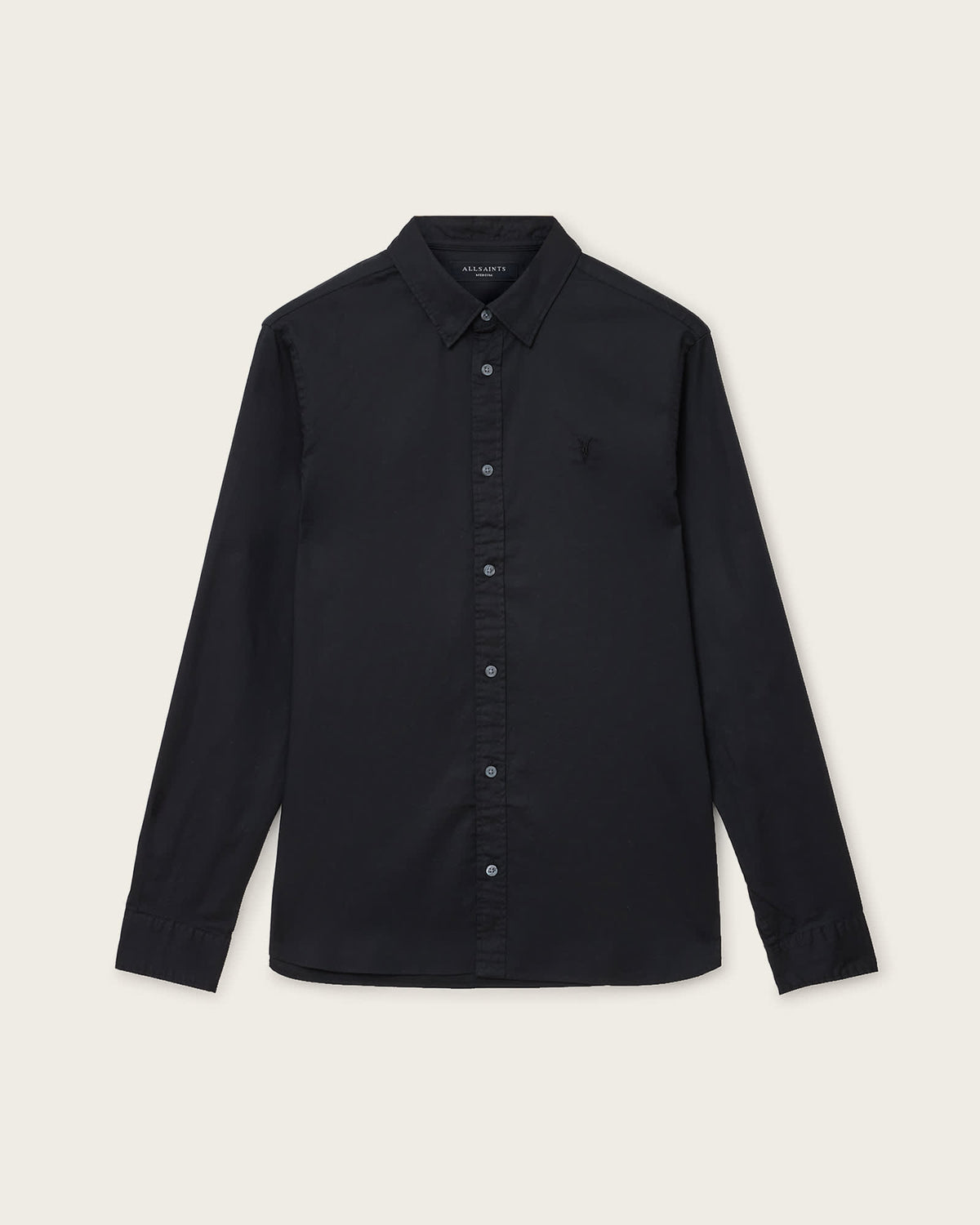 Hawthorne Slim-Fit Ramskull Shirt Black