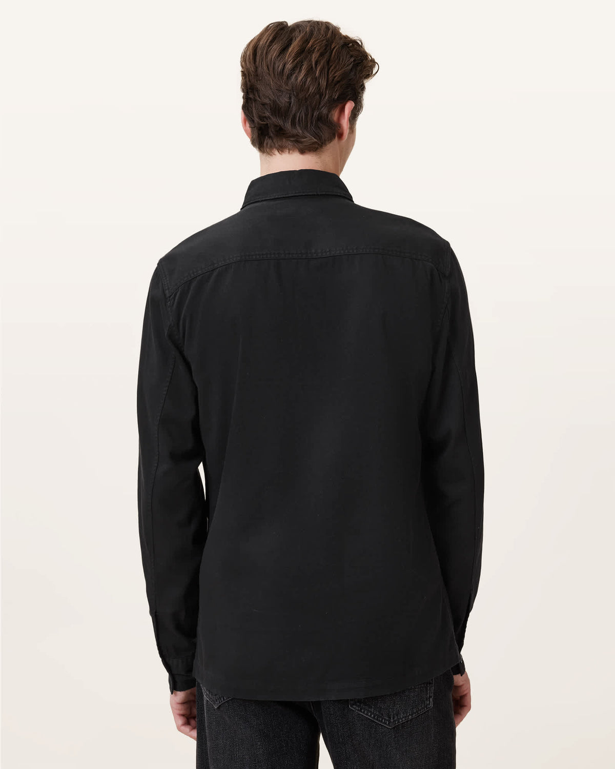 Spotter Slim Fit Overshirt Black