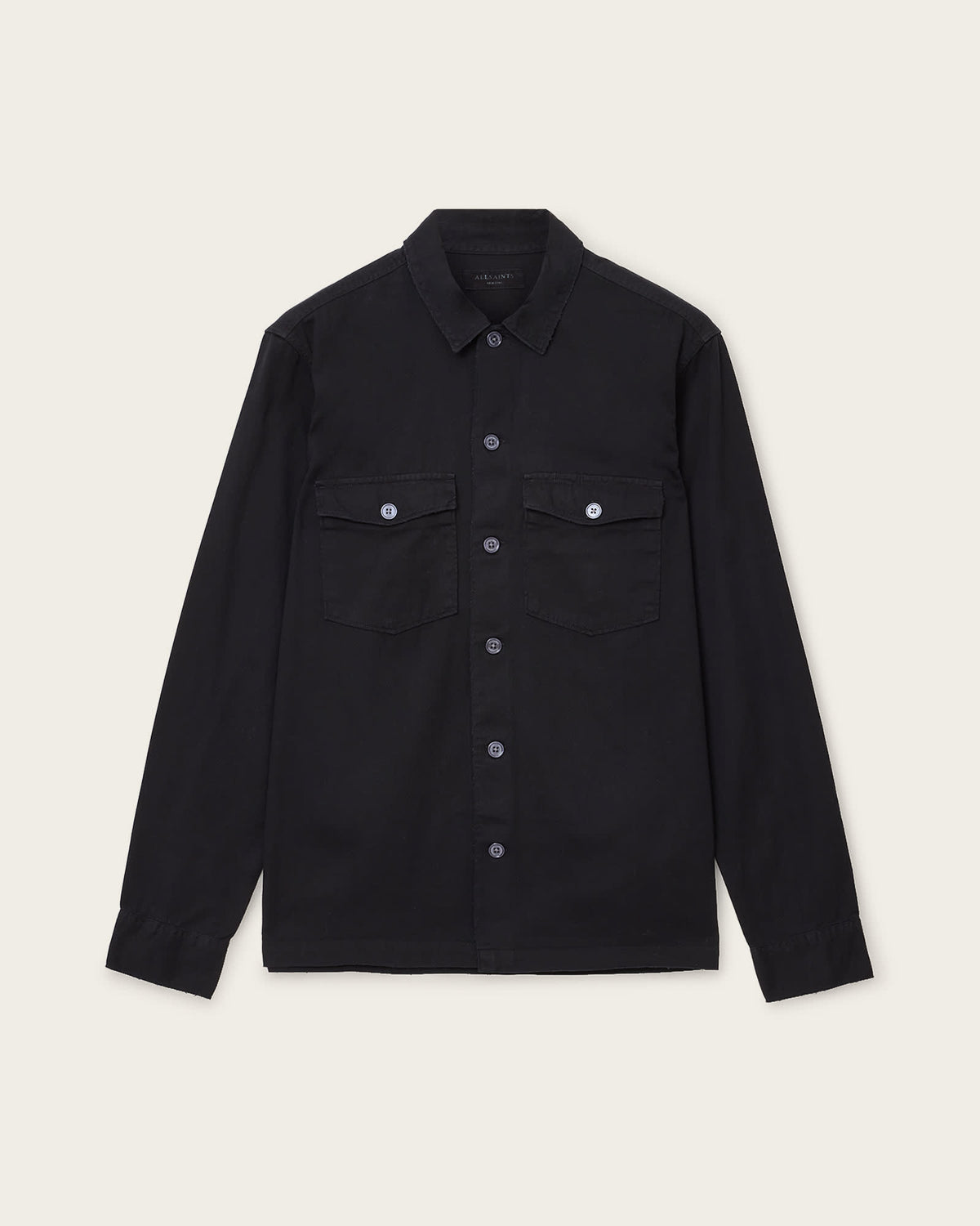 Spotter Slim Fit Overshirt Black