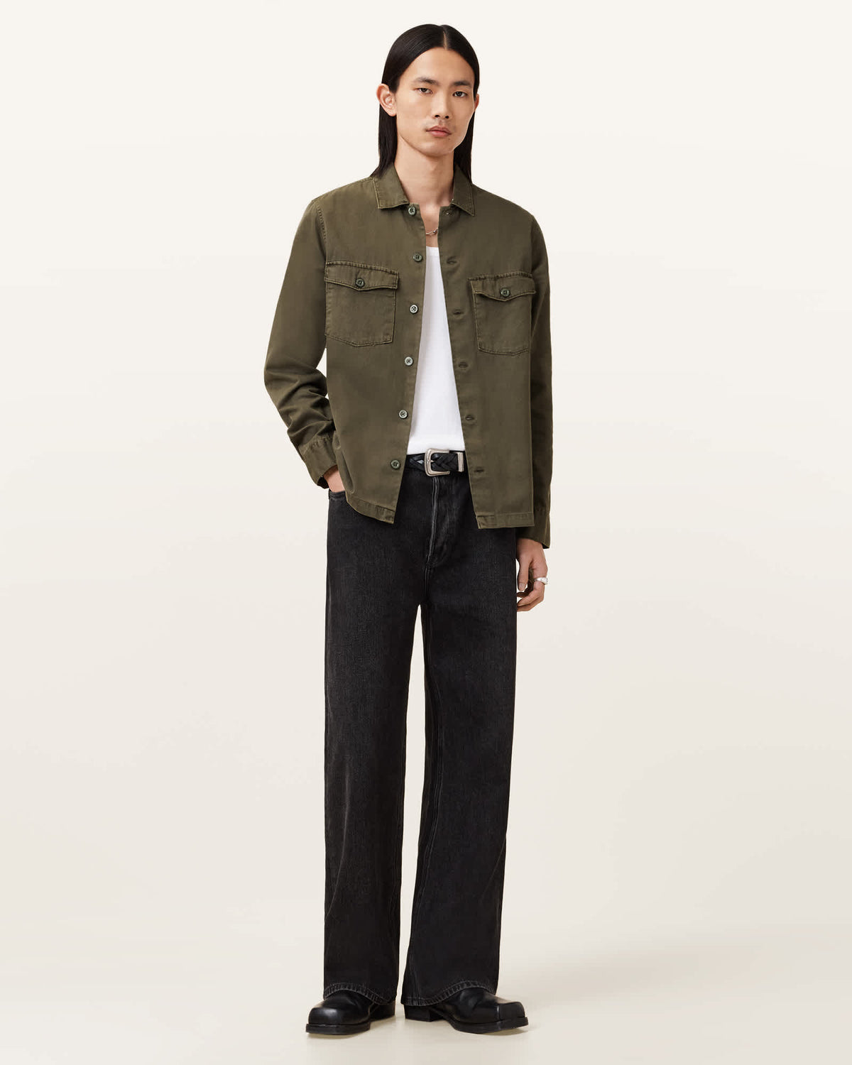 Spotter Slim Fit Overshirt CARGO GREEN
