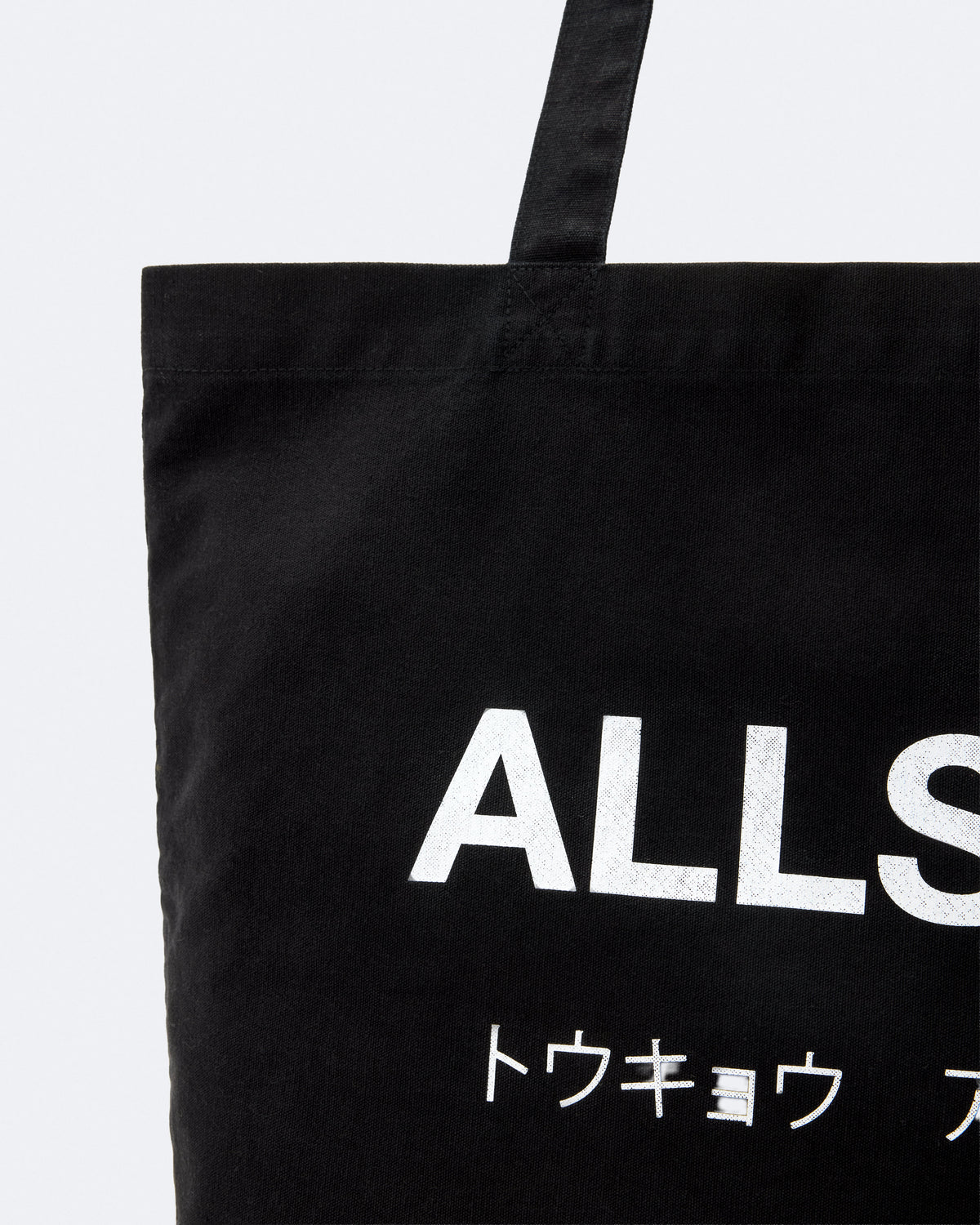 Underground Logo Printed Tote Bag Black/Chalk