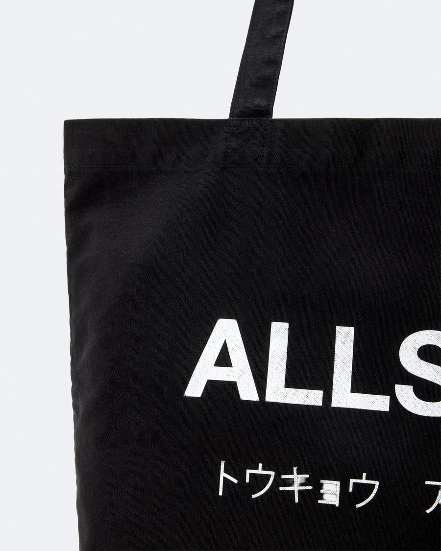 Underground Logo Printed Tote Bag Black/Chalk