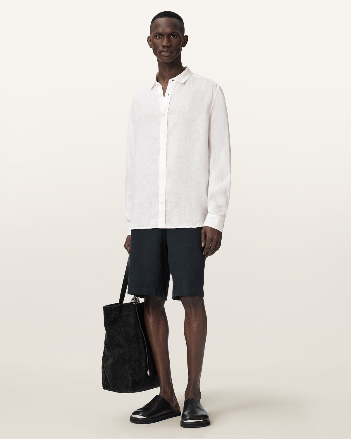 Loom Long Sleeve Linen Shirt