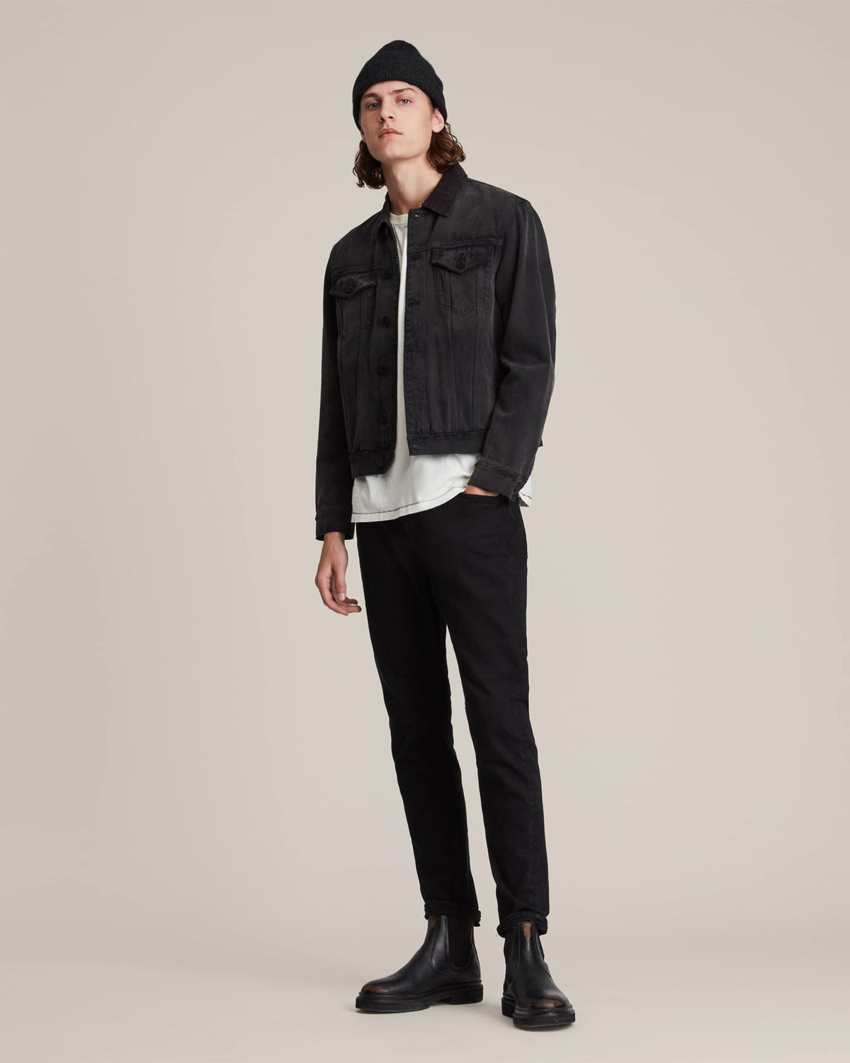 Rex Slim Jeans Jet Black