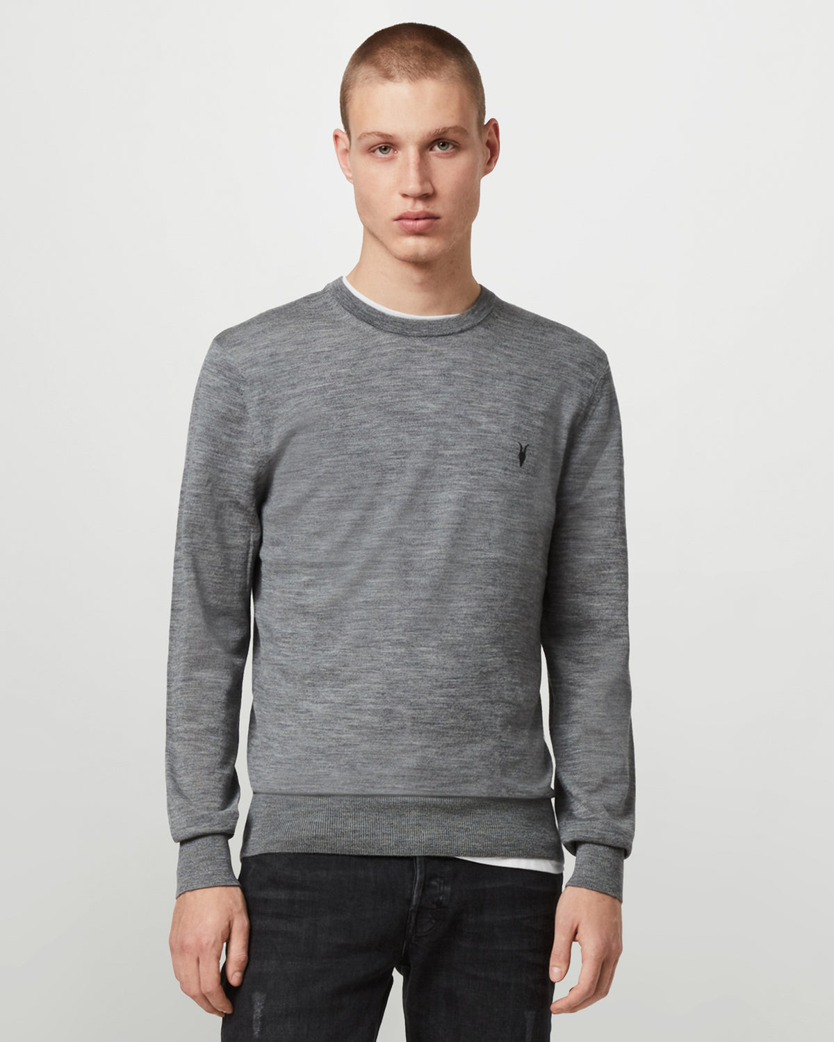 Mode Merino Crew Neck Ramskull Jumper