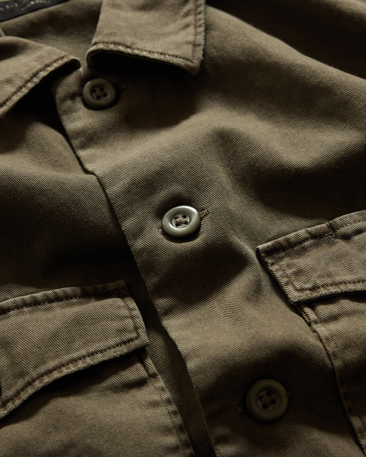 Spotter Long Sleeve Military Overshirt CARGO GREEN