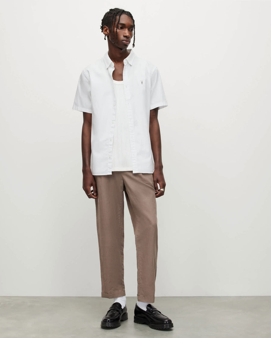 Hawthorne Ramskull Short Sleeve Shirt White