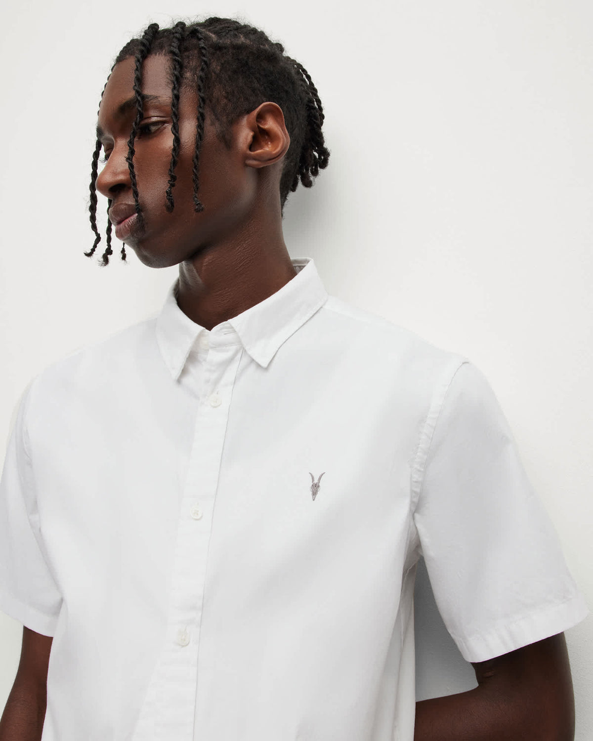 Hawthorne Ramskull Short Sleeve Shirt White