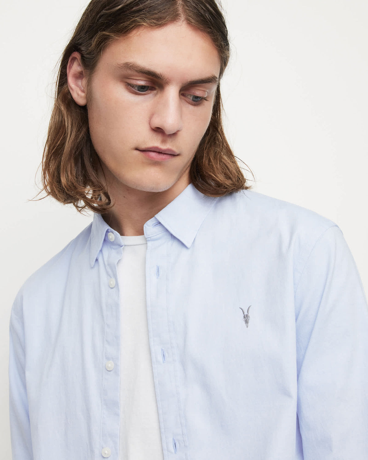 Hawthorne Ramskull Stretch Fit Shirt Light Blue