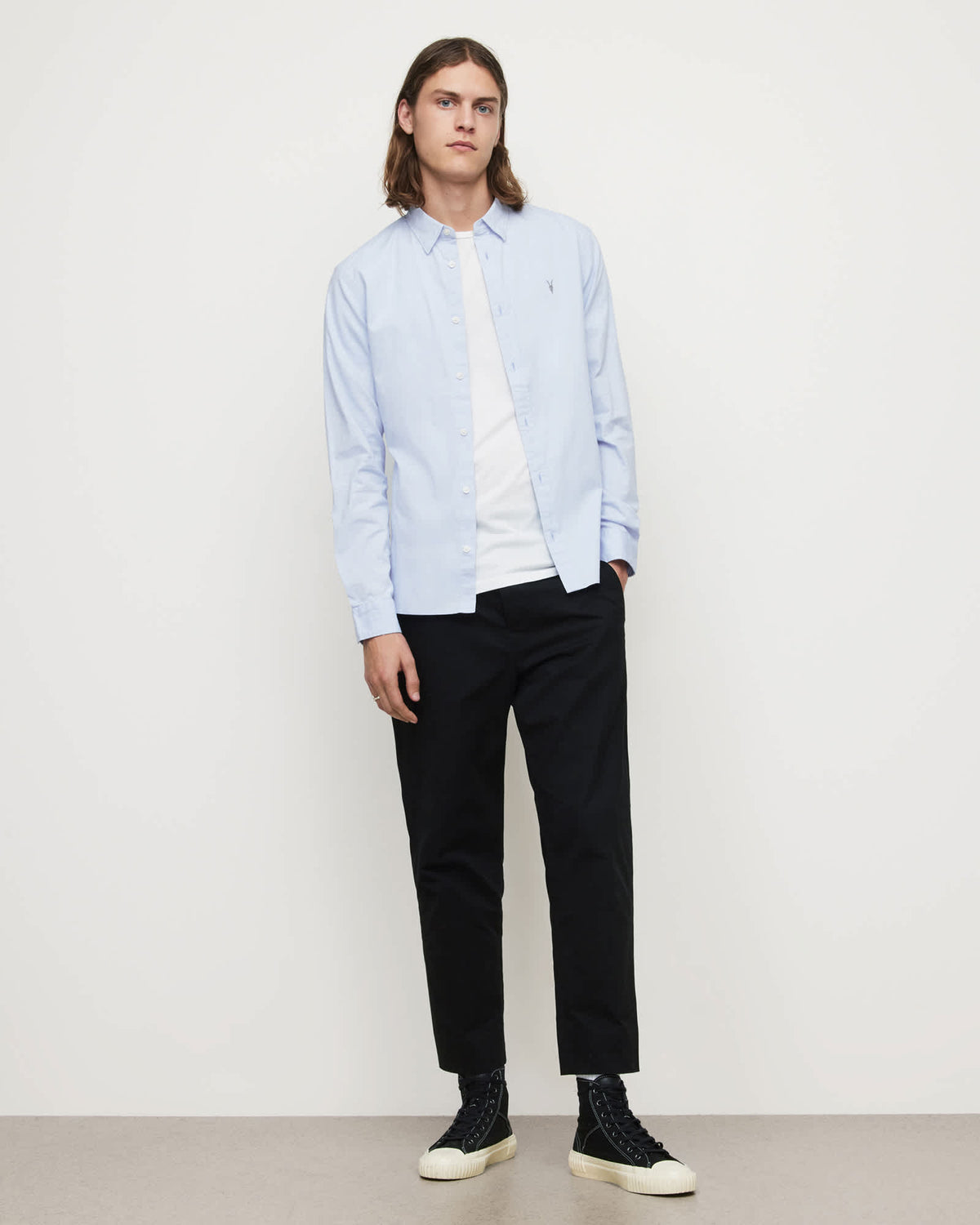 Hawthorne Ramskull Stretch Fit Shirt Light Blue