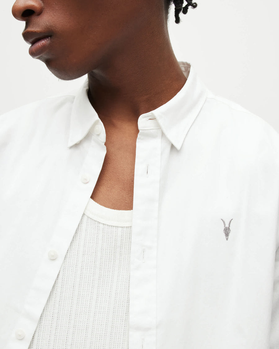Hawthorne Ramskull Stretch Fit Shirt White