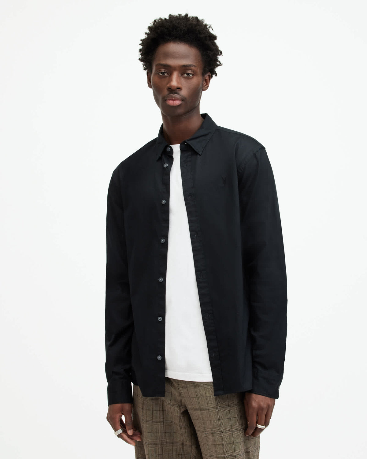 Hawthorne Ramskull Stretch Fit Shirt Black