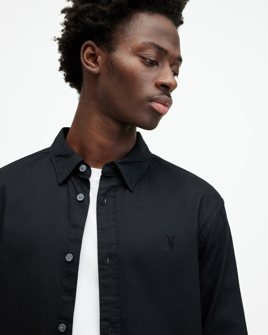 Hawthorne Ramskull Stretch Fit Shirt Black