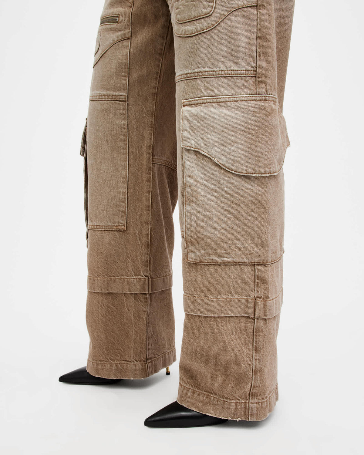 Archie And Willow Denim Co-ord Set Light Brown