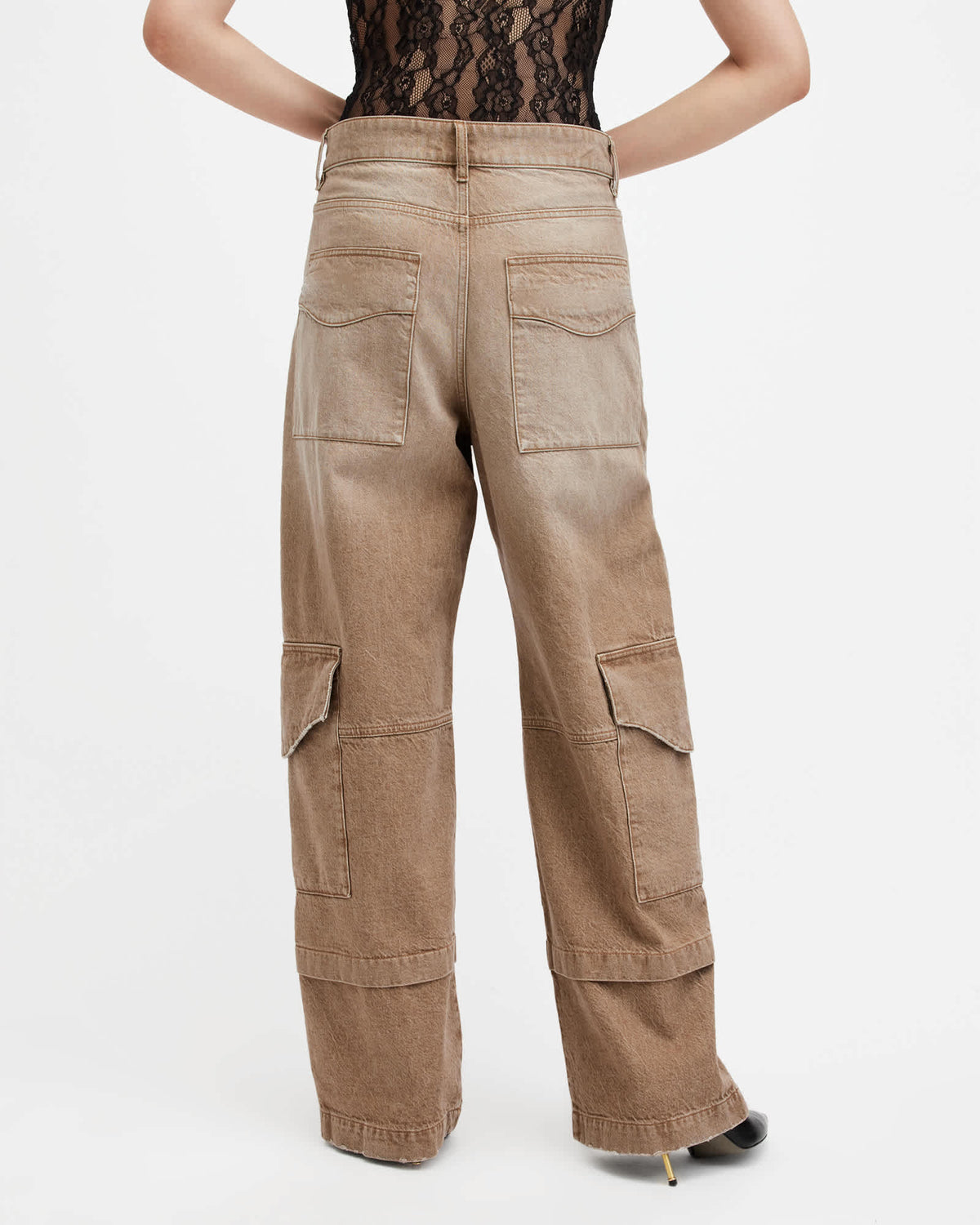 Archie And Willow Denim Co-ord Set Light Brown