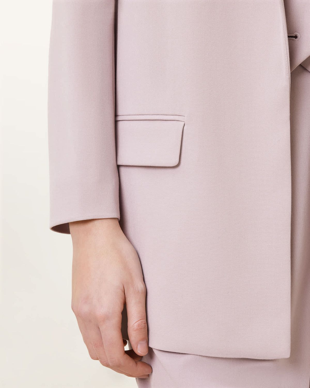 Aleida Lightweight Tri Blazer MAUVE CHALK PINK