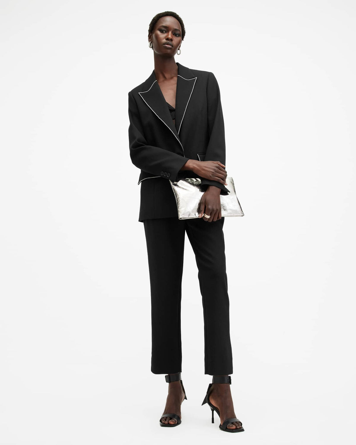Atlas Embellished Suit Black