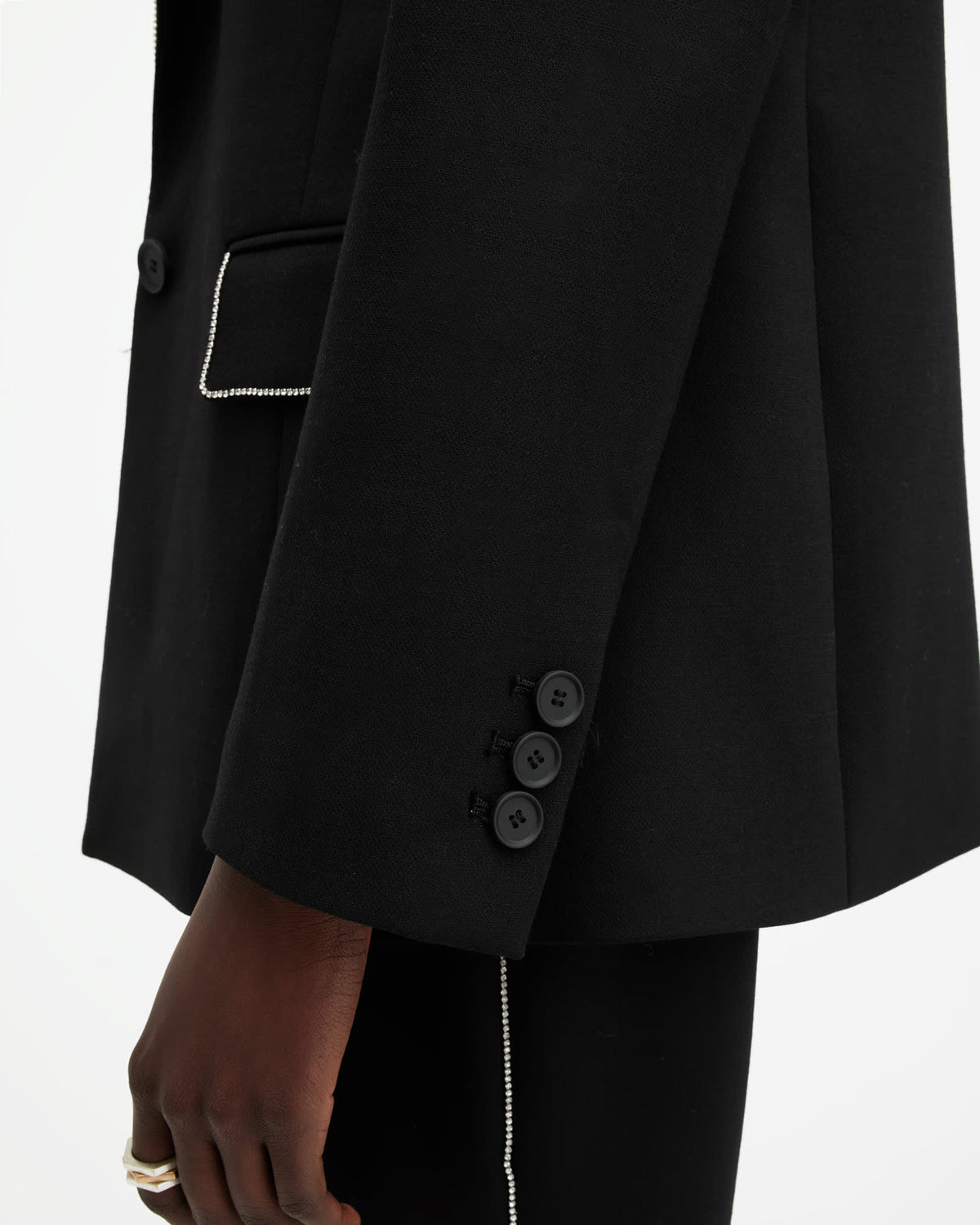 Atlas Embellished Suit Black