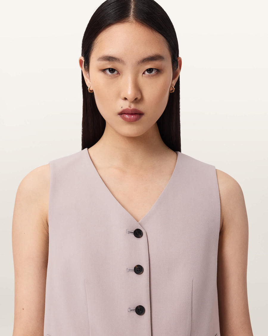 Aleida Lightweight Tri Waistcoat LILAC PURPLE