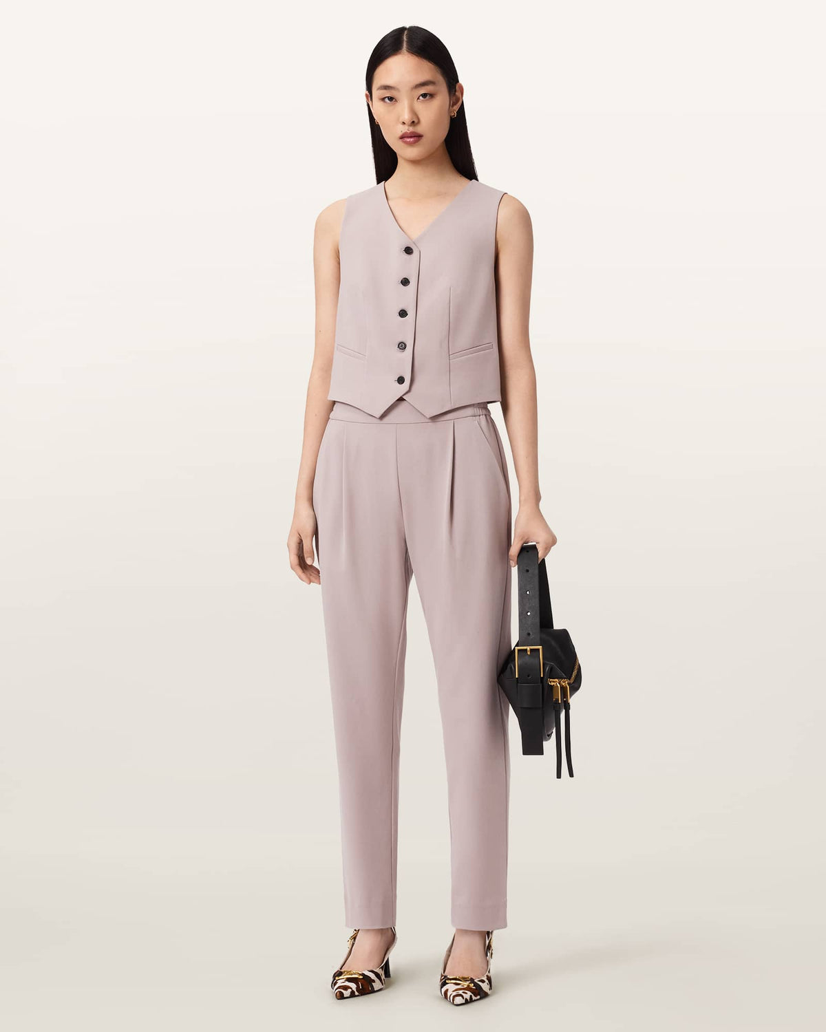 Aleida Lightweight Tri Waistcoat LILAC PURPLE