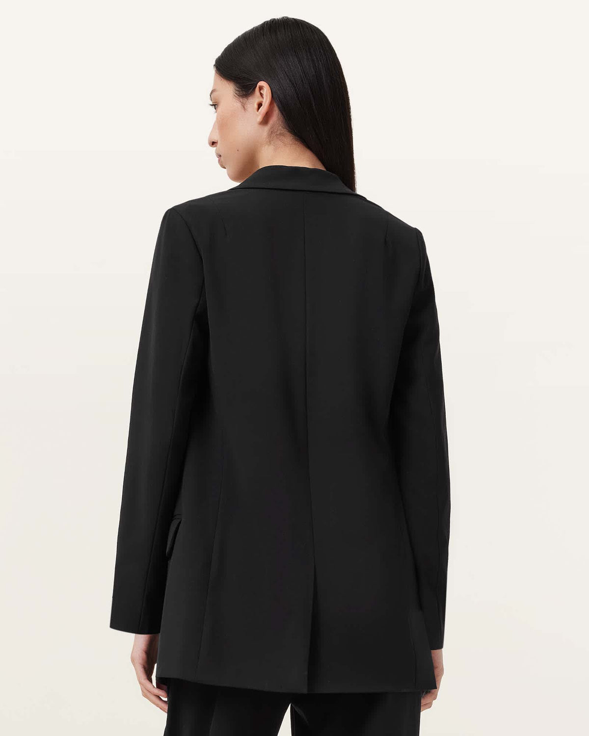 Aleida Lightweight Tri Blazer Black