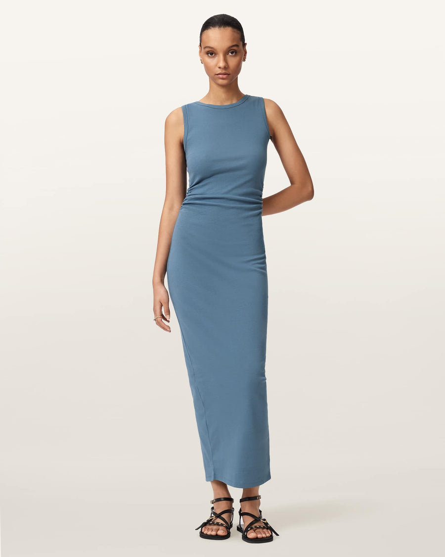 Katarina Boat-Neck Slim-Fit Maxi Dress CAPTAIN BLUE