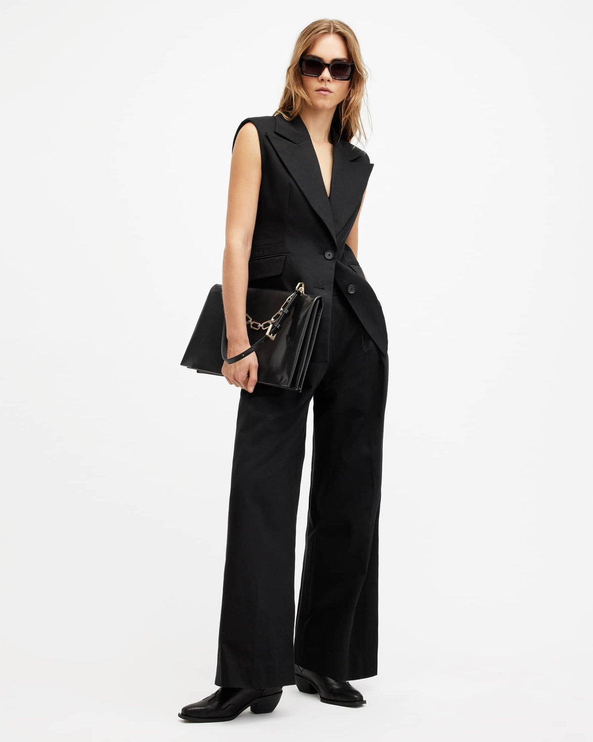 Hally Relaxed Fit Suit Black