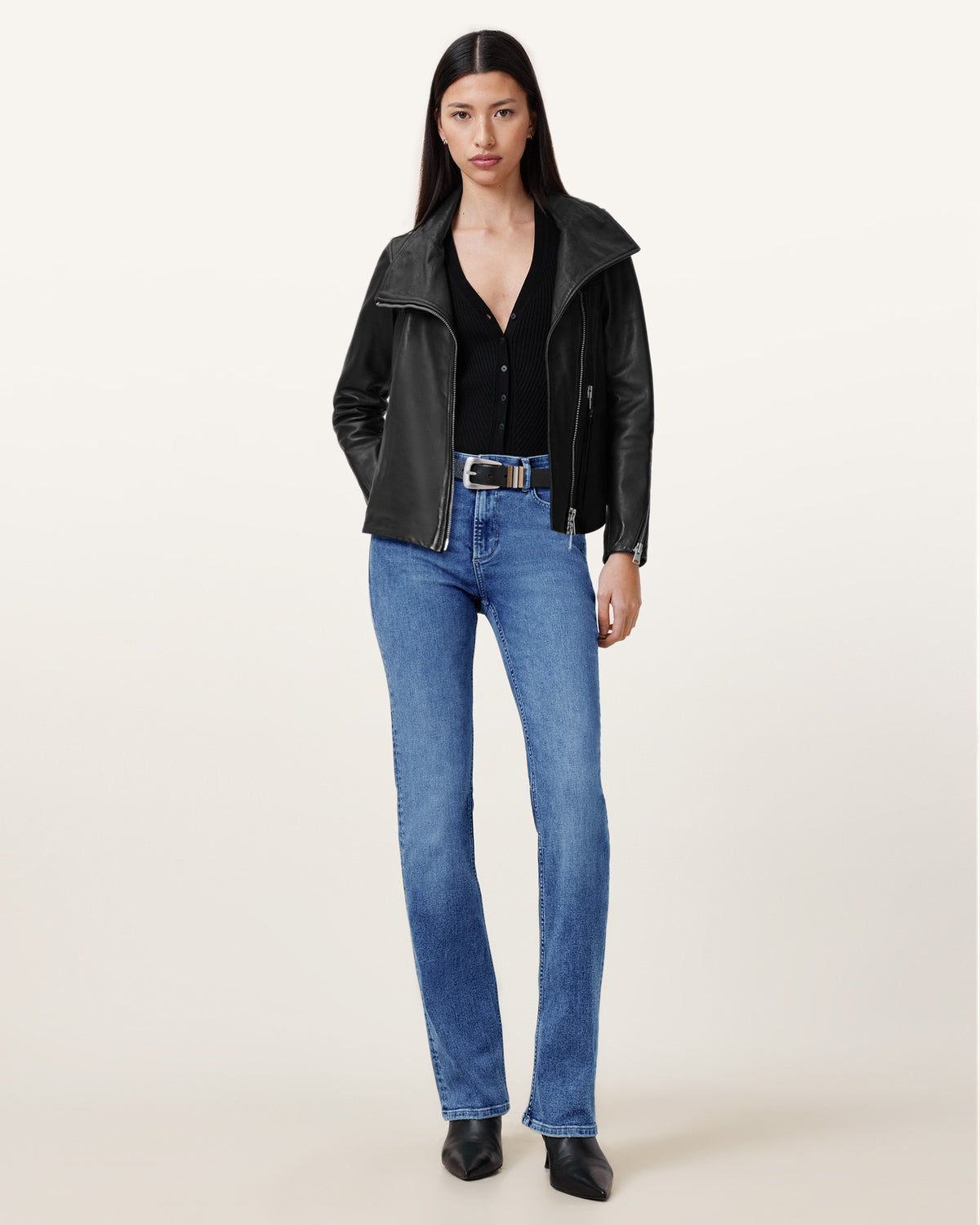 Haldan Slim Bootcut Denim Jeans