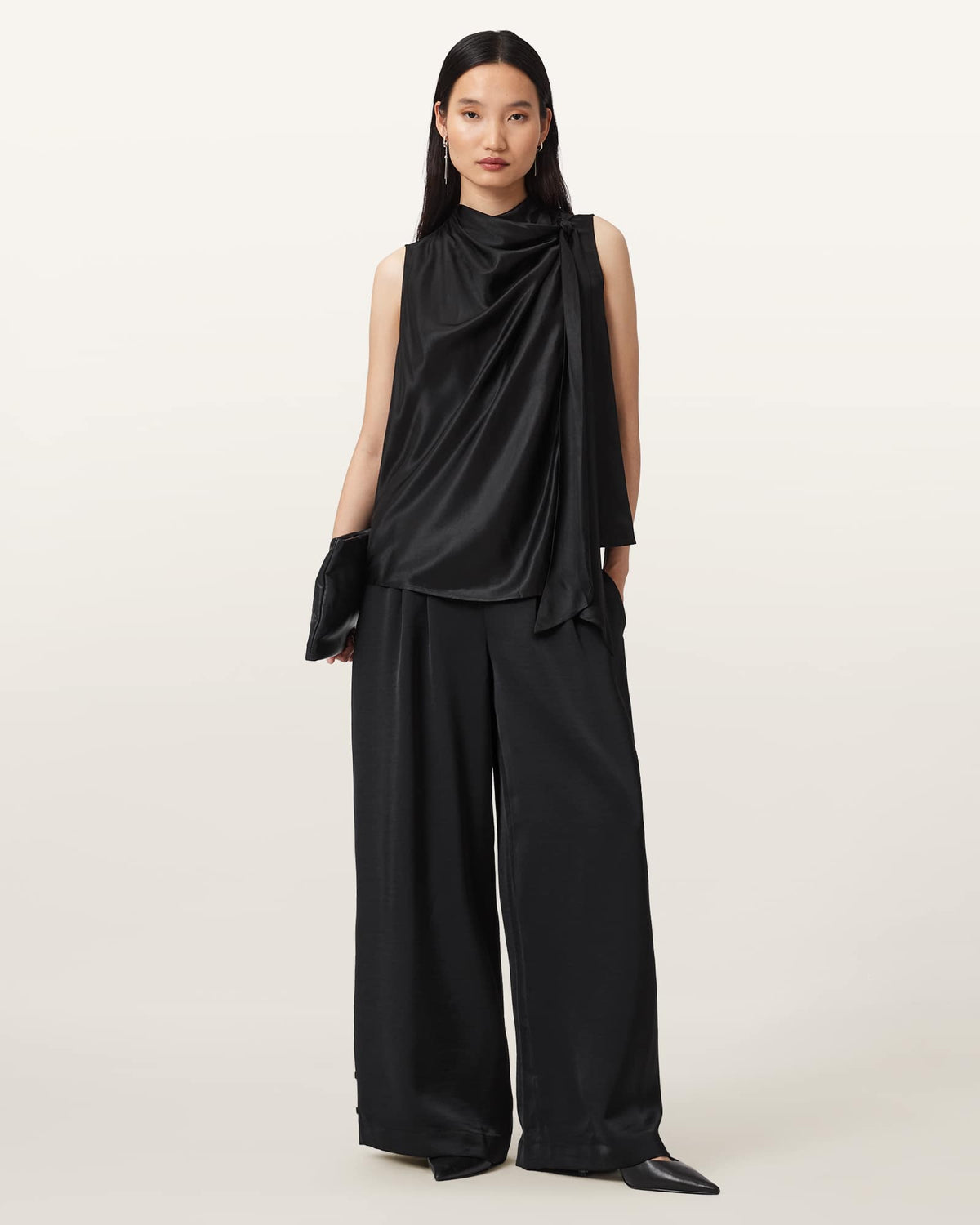 Herela Silk Blend Shirt Black