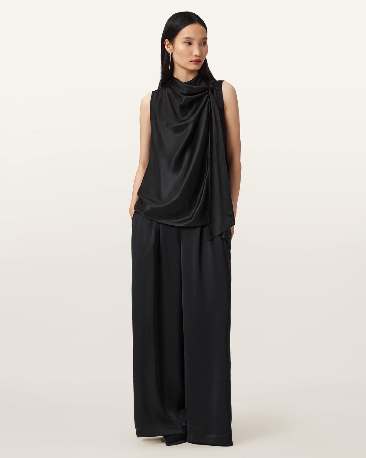 Herela Silk Blend Shirt Black