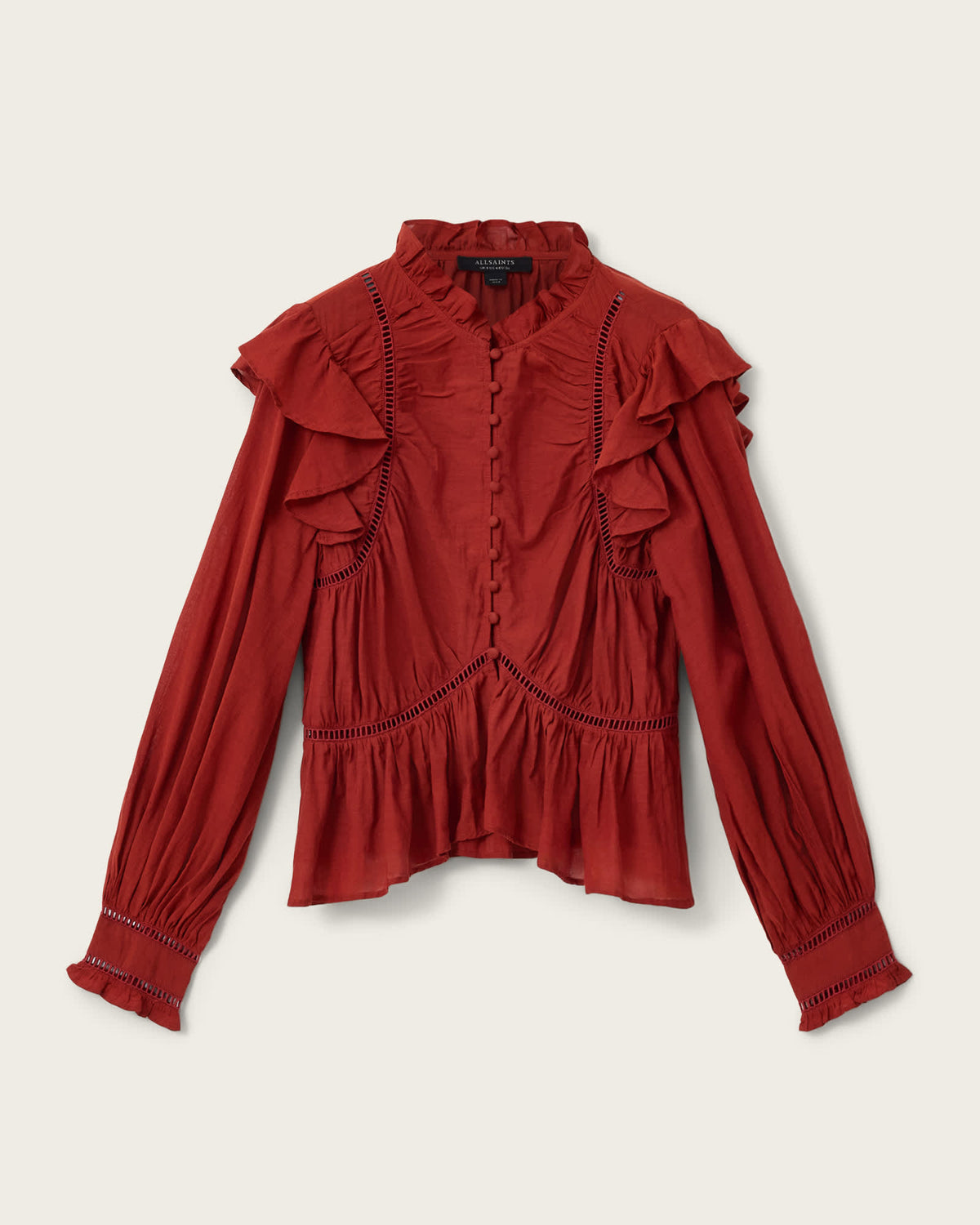 Lima Frill Top PAPRIKA RED
