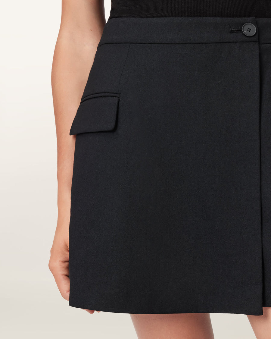 Mimmie Asymmetric Skort Black