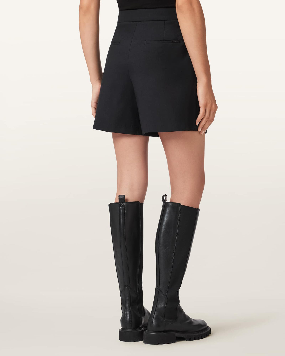 Mimmie Asymmetric Skort Black
