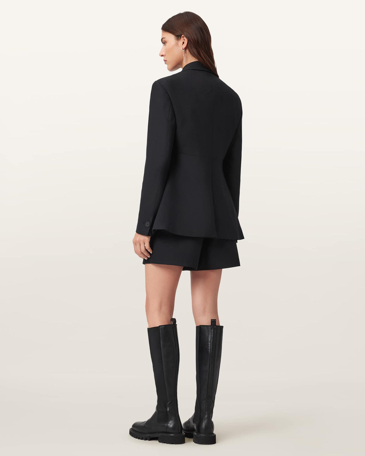 Mimmie Asymmetric Skort Black