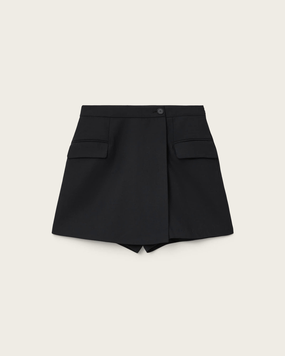 Mimmie Asymmetric Skort Black