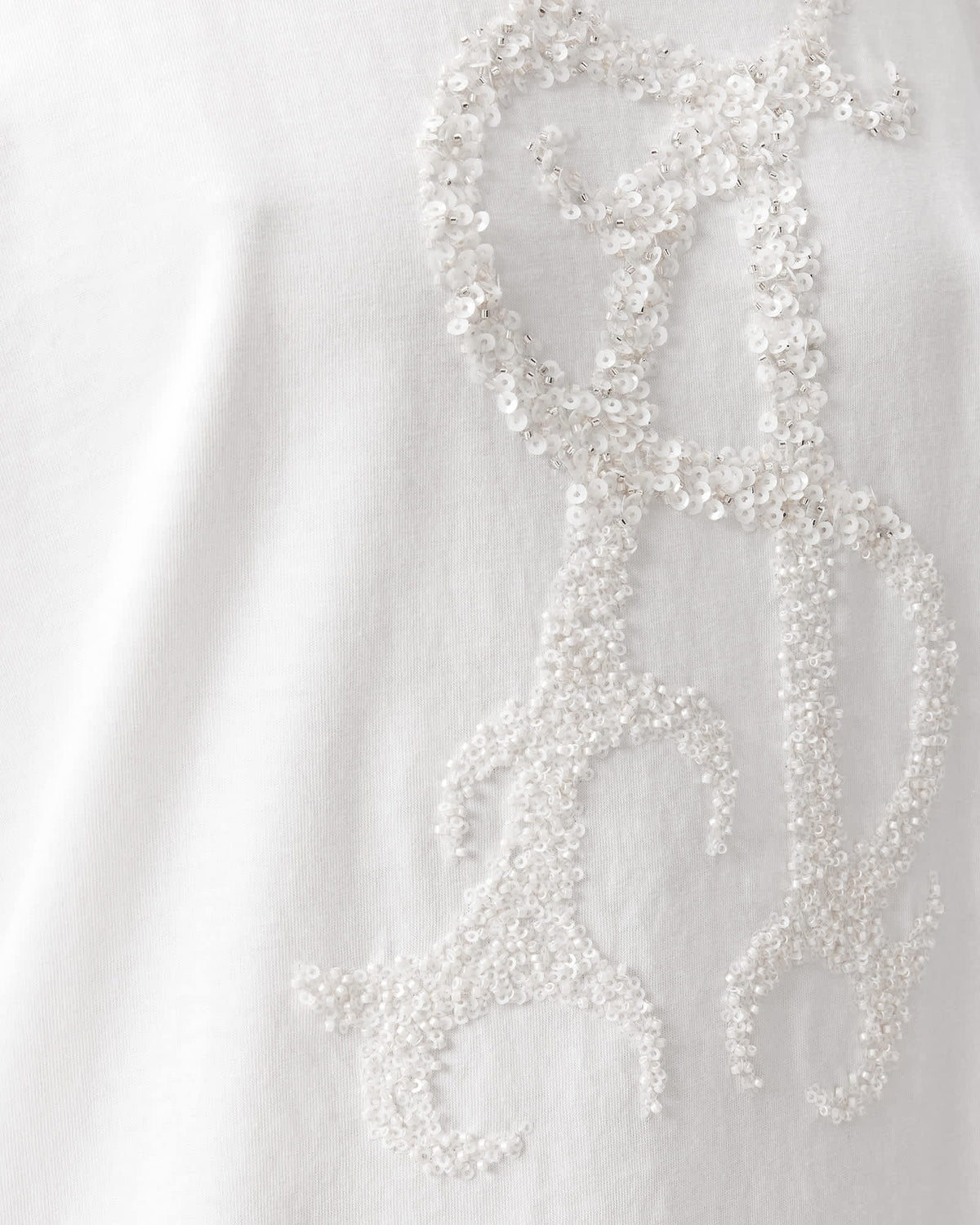 Reflex Amelie Embellished T-Shirt Optic White